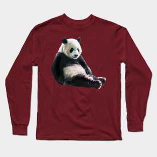 Pondering Panda Long Sleeve T-Shirt